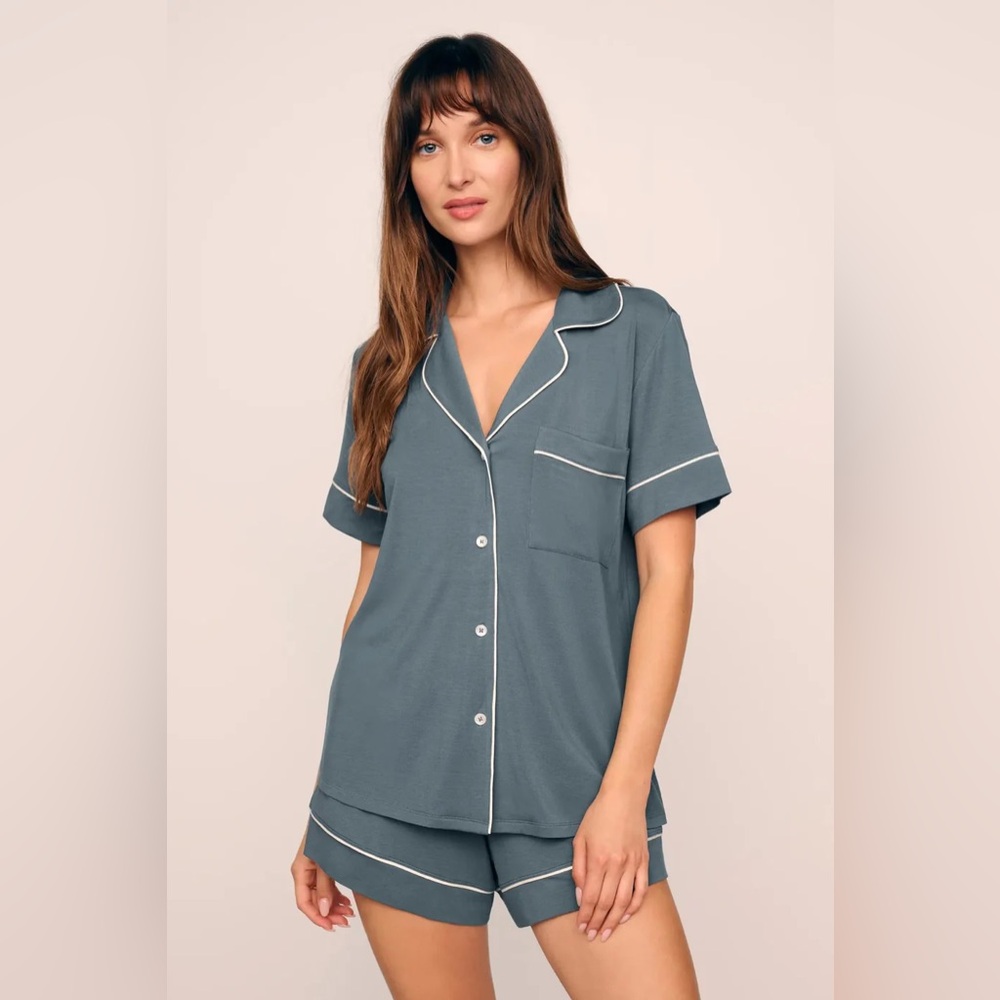 Eberjey Blue Pajama Set